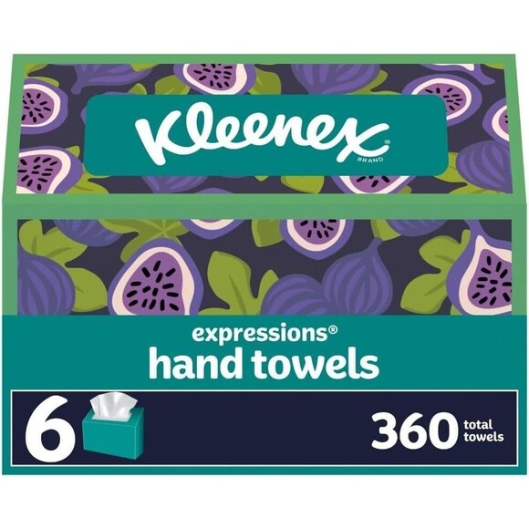 Kleenex Expressions Disposable Paper Hand Towels, Paper Hand Towels for 6 Boxes, - Picture 5 of 9